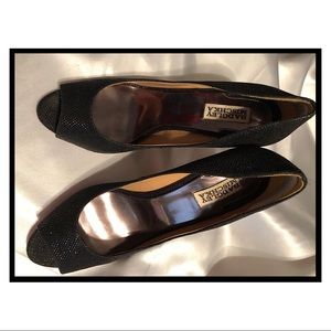 Badgley Mischka Peep Toe Heels